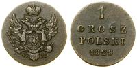 1 grosz polski 1828 FH, Warszawa, Bitkin 1055, P