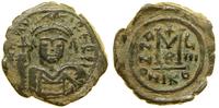 follis rok 8 (590–591), Nikomedia, Aw: Popiersie