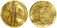 dukat 1775, złoto, 3.43 g, lekko gięte, Delmonte