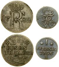 zestaw 2 monet, w skład zestawu wchodzi 1/24 tal