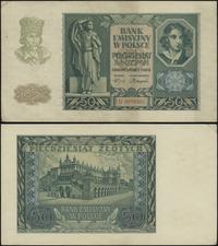 50 złotych 1.03.1940, seria D, numeracja 3979305
