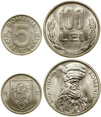 Rumunia, zestaw 2 monet, 1992