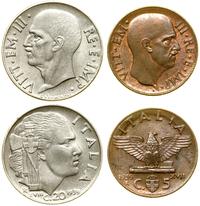 Włochy, zestaw 2 monet, 1939