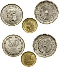 Argentyna, zestaw 3 monet