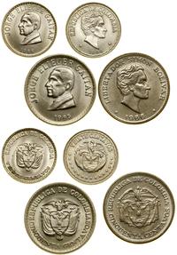 Kolumbia, zestaw 4 monet
