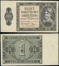 1 złoty 1.10.1938, seria IL, numeracja 8688085, 