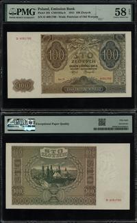 100 złotych 1.08.1941, seria D, numeracja 408179