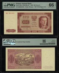 100 złotych 1.07.1948, seria KR, numeracja 36519