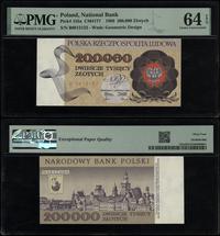 200.000 złotych 1.12.1989, seria B, numeracja 08