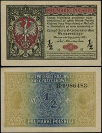 Polska, 1/2 marki polskiej, 9.12.1916