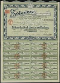 1 akcja na 100 franków 30.10.1924, Kopalni Ropy 