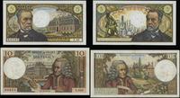zestaw: 5 i 10 franków 1969, 1972, 5 franków sta