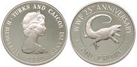 1 korona 1988, Iguana, srebro 28.36 g, ryski w t