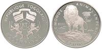 1.000 franków 2000, Lew, srebro 15 g, ryski w tl