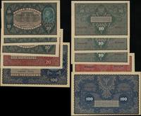 Polska, zestaw 5 banknotów, 23.08.1919