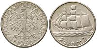 1 złoty 1936, Żaglowiec, bardzo ładny, Parchimow