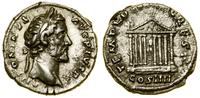 denar 145–161, Rzym, Aw: Głowa cesarza w wieńcu 