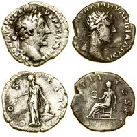 zestaw 2 x denar, denar Trajana (98–117) - fałsz