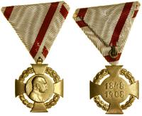 Krzyż Jubileuszowy Wojskowy 1908, Krzyż, między 