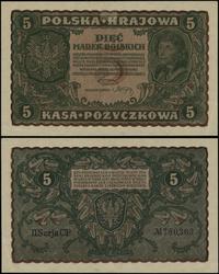 5 marek polskich 23.08.1919, seria II-CP, numera