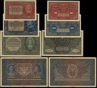 zestaw 4 banknotów 1919–1920, w zestawie: 20 mar