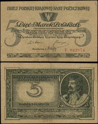 5 marek polskich 17.05.1919, seria F, numeracja 