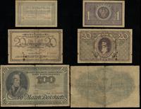zestaw 3 banknotów 1919, w zestawie: 1 marka pol