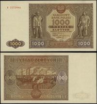 1.000 złotych 15.01.1946, seria E, numeracja 227