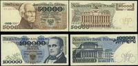 zestaw 2 banknotów 1989–1990, w zestawie: 50.000