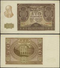 100 złotych 1.03.1940, seria E, numeracja 606216
