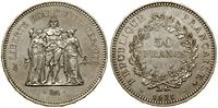 50 franków 1978, Paryż, srebro próby 900, 29.89 