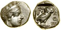tetradrachma ok. 454–404 pne, Ateny, Aw: Głowa A