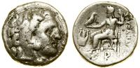 drachma ok. 323–319, Kolofon, Aw: Głowa Herakles