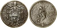 1/2 piastry AN VII (AD 1707), Rzym, srebro, 15.5