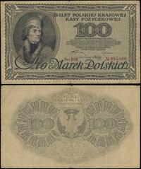 100 marek polskich 15.02.1919, seria BH, numerac