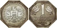 Niemcy, medal wybity z okazji 40-lecia marki niemieckiej (1948–1988), 1988
