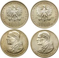 Polska, zestaw: 2 x 1.000 złotych, 1982 i 1983