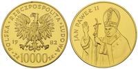 10.000 złotych 1982, Szwajcaria, Jan Paweł II, w