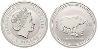 dolar 2007, Aw: Królowa Elżbieta, Rw: Dzika świn
