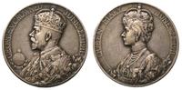 medal koronacyjny 22.06.1911, Aw: Popiersie król