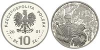 10 złotych 2001, Jan III Sobieski - popiersie, m