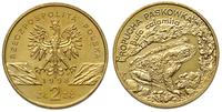 2 złote 1998, Ropucha Paskówka, Nordic Gold, bar