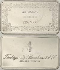 srebrna sztabka kolekcjonerska, Turkiye Is Banka