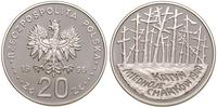 20 złotych 1995, Warszawa, Katyń, moneta w plast