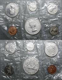 Kanada, rocznikowy zestaw 6 monet obiegowych, 1963