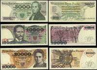 Polska, zestaw 3 banknotów, 1988–1989