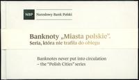 Polska, zestaw banknotów obiegowych Miasta Polskie, 1.03.1990