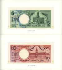 Polska, zestaw banknotów obiegowych Miasta Polskie, 1.03.1990