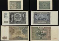 Polska, zestaw 3 banknotów, 1940–1941