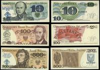 Polska, zestaw 5 banknotów z pamiątkowymi nadrukami